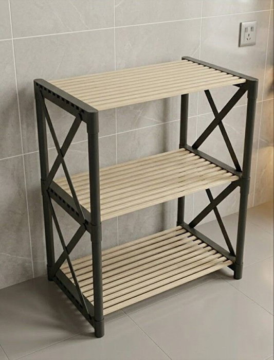 Hanah Home Estante multiusos Negro